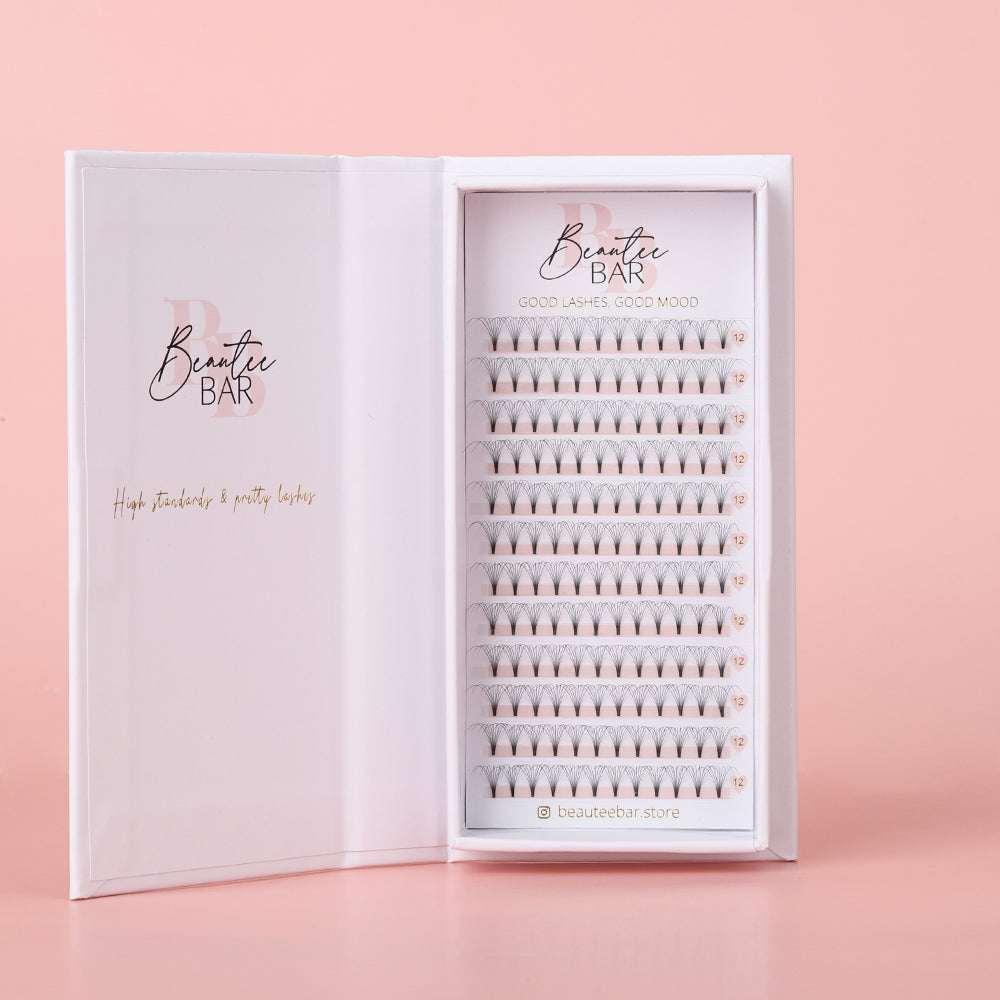 8D Premade Fans D Curl Lash Tray
