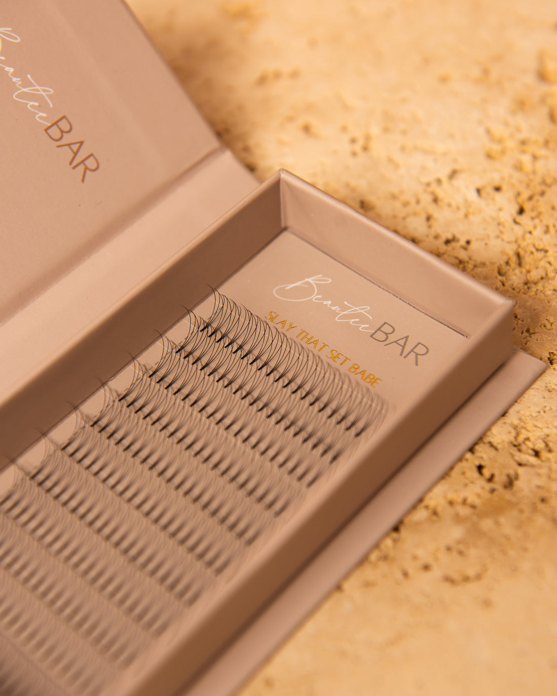 3D Premade Fans D Curl Lashes - Black