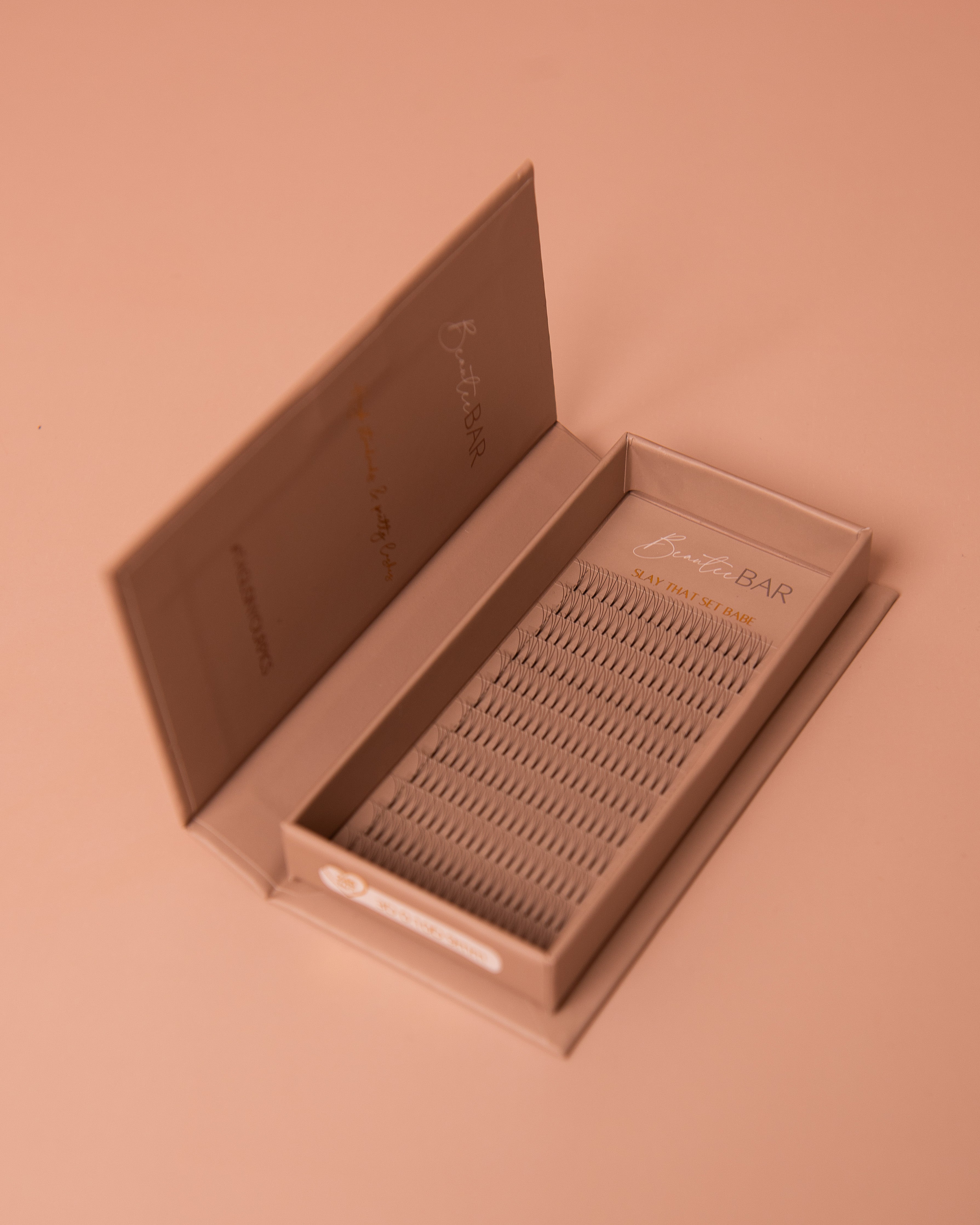 3D Premade Fans D Curl Lashes - Black