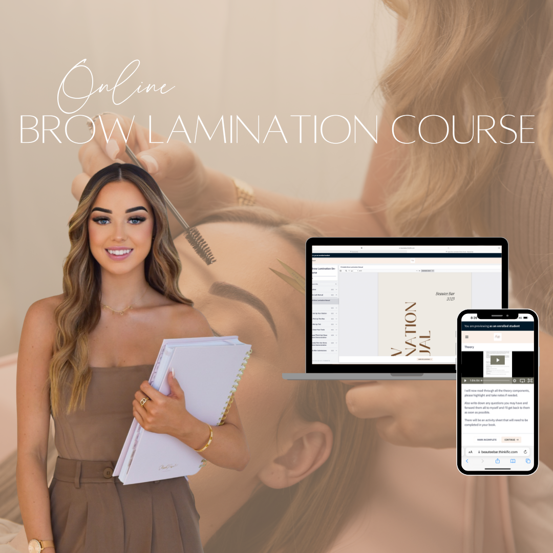 Online Brow Lamination Course (No Kit Included)