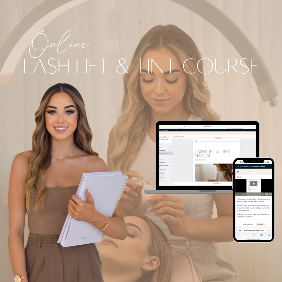 Online Lash Lift &amp; Tint Course (No Kit Included)