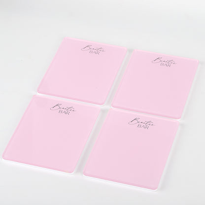 Pink Acrylic Lash Tiles