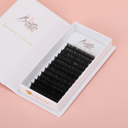 Flat Classic D Curl Lashes Mixed Lash Tray